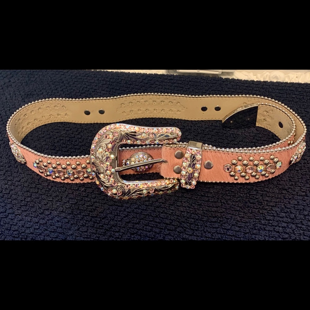 BB Simon custom crystal belt
